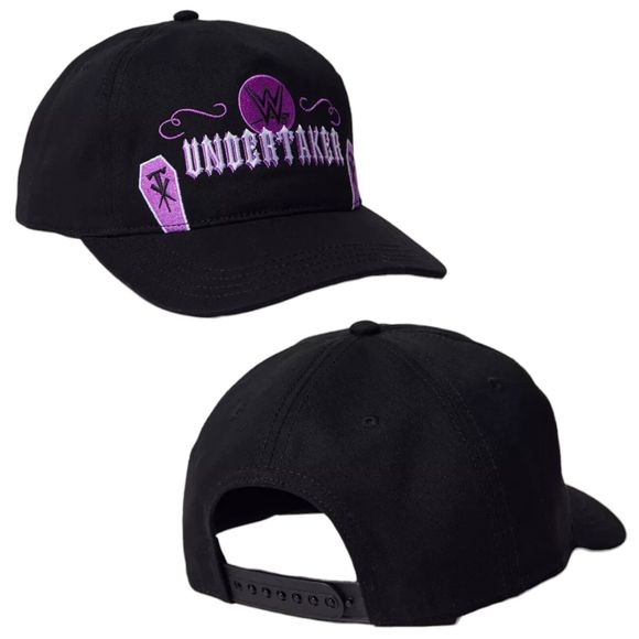 WWE Other - Undertaker Coffins Snapback Hat Cap WWF WWE Black Rare